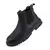 Sapatos impermeáveis de segurança para homens, Steel Head, Botas de couro, Calçado Masculino, Construção Indestrutível, Castanho - RDSsilva