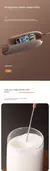 Imagem do Mini Handheld Milk Frother, Foam Maker, Lattes Whisk, Café, Cappuccino, Francês, Matcha, Chocolate Quente, Batedor de Ovos, Misturador de Bebidas