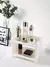 Double Layer Storage Rack para Desktop, White Retangular Rack, Office Cosmetics Papelaria, Student Desk Organizer, PP, 1Pc na internet