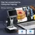 Microscópio digital lcd 1000x 4.3 ", microscópio de moeda 1080p, 8 luzes led, lupa usb, reparo de solda, microscópio de vídeo para moeda