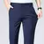 Calça Masculina de Negócios Casual - Calça Formal Elástica de Verão, Plus Size - RDSsilva
