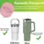 Capa de silicone para garrafa de água Stanley, Tumbler Quencher Adventure, Ice Flow Flip, 7,5 cm, 30 oz, 20 oz na internet