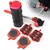 Conjunto de rolo de transporte para móveis, 15 peças, remoção, levantamento, conjunto de ferramentas de movimento, barra de roda, dispositivo de materiais pesados, ferramenta manual - RDSsilva