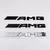 Emblema preto ABS AMG para Mercedes Benz, Emblema do tronco do carro, Acessórios para letras, Emblema 3D, W204, W205, W176, W177, W212, W213 - RDSsilva