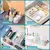 Imagem do Clear Plastic Gaveta Organizador Set, bandejas e divisórias, adequado para maquiagem perfeita e armazenamento de cozinha, 4 tamanhos, versátil, 10 pcs