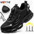 Sapatos de segurança de botão rotativo para homens, anti-quebra, antiperfuração, sapatos de trabalho, calçados esportivos, botas de proteção de segurança, nova moda - comprar online
