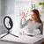 LED Selfie Ring Iluminação, Lâmpada fotográfica, USB Remote, Luz de preenchimento, Suporte do telefone, Tripé, YouTube, TikTok, Vídeo, Live na internet