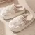 Casal Chinelos Winter Toe Wrap, chinelos de algodão xadrez, sola macia grossa, piso interno, sapatos antiderrapantes em casa, slides de moda para homens e mulheres - loja online