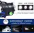 Farol LED poderoso, recarregável, telescópico, farol Zoomable, ao ar livre, lâmpada de trabalho impermeável, alta lumen cabeça tocha - comprar online