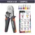 Virola mangas terminal ferramentas de friso mini alicate elétrico hsc8 6-4/6-6 (0.25-10mm2/0.25-6mm2) braçadeira de reparo de conexão de fio na internet