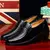 Sapatos formais de couro masculino, mocassins de vestido, sapatos de deslizamento respiráveis, sapatos pretos para dirigir, marca de luxo, tamanho grande 38-44, 2023 - RDSsilva