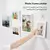 10PCS Transparente Traceless Auto Adesivo Parede Prego Fotografia Mural Fase Quadro Adesivo Pendurar Pregos Desenho - RDSsilva