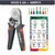 Virola mangas terminal ferramentas de friso mini alicate elétrico hsc8 6-4/6-6 (0.25-10mm2/0.25-6mm2) braçadeira de reparo de conexão de fio - RDSsilva