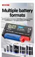 Aneng BT-168 PRO teste de bateria digital capacitância ferramenta de diagnóstico testador de bateria display lcd verificar aaa aa botão célula universal battery tester verificar pilhas botão liga desliga baterias autom - RDSsilva