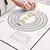 Esteira de cozimento de silicone antiaderente, folha para amassar massa, pizza rolante, massa grande, suporte do fabricante, cozinha, 60 cm, 50 cm, 40cm - loja online