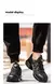 Sapatos de segurança com botão rotativo masculino, sapatilhas de aço, sapatos indestrutíveis, botas de trabalho à prova de perfurações, almofada de ar - RDSsilva