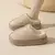 Chinelos macios e macios para mulheres, apartamentos femininos, sapatos de grife elegantes, calçados casuais tamanho grande, moda inverno, casa - loja online