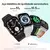 HAYLOU Watch RS5 Smartwatch 2.01'' AMOLED HD Display Bluetooth Chamada Desportiva Assistente de Voz Açúcar no Sangue Smartwatch SOS Impermeável Braceletes Duplas - comprar online