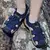 Sapatos masculinos casuais de couro genuíno, sandálias masculinas ao ar livre, sapatos romanos de praia, plus size 38-48, verão