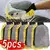 Luvas impermeáveis de microfibra Chenille para lavagem de carro, luva de limpeza, detalhando escova, dupla face Auto Care, 1 Pc, 5Pcs