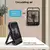 Portátil USB recarregável Desk Fan, 180 ° Tilt Folding pessoal Fan, Power Display, 5 velocidades, Ultra Quiet Fan Tabela - comprar online