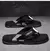 Alta qualidade moda masculina flip flops verão praia flip flops masculino casual respirável antiderrapante chinelos de praia verão ao ar livre