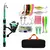 Conjunto Completo De Pólo De Pesca, Vara De Pesca Telescópica, Iscas De Carretel De Giro, Ganchos Kits De Viagem na internet