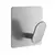Ganchos de parede adesivos em aço inoxidável, suporte de toalha, banheiro, ferragens de cozinha, cabide multifuncional, robe ganchos, 1pc, 4 pcs - RDSsilva