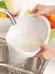 Coador de silicone com alça, Cesta de drenagem de arroz, Lavagem de frutas, Organizador de cozinha em casa - loja online