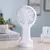 Criativo Mini Ventilador de Mão Pequeno, Carregamento USB, Portátil, 3 Velocidade, Vento Alto, Desktop, Escritório, Viagem, Ventilador de Bolso, Silencioso, Chroma, Estudante na internet