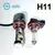 Projetor de lente mini farol Stella-LED, feixe baixo automático, lâmpada STG Canbus para carro e motor, H7, H11, LHD, RHD, 9005, 9006, 12V, 80W, 10000LM