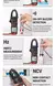 ANENG-ST180 Smart Clamp Multímetro, 600V Medidor, AC/DC Voltage Tester, Amperímetro Alicate, Teste Voltímetro, Capacitância Ohm Atual Ferramentas