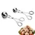 Imagem do Ferramenta de fazer bola de carne clipe de aço inoxidável redondo bola de arroz shaper colher almôndega fazendo molde antiaderente recheado cozinha gadget