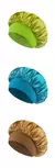 Gorro de cetim feminino para dormir, cuidados com os cabelos, gorros de seda, chapéu de dormir sólido de aba larga com faixa elástica macia - RDSsilva