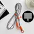 Cordão trançado ajustável com remendo de substituição, alça de ombro inclinada, chaveiro, chaveiro, telefone móvel, acc, 5 pcs - loja online