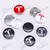 4 pçs 56mm tesla hub cap centro logotipo adesivo de alta qualidade para tesla modelo 3 y s x adesivo de carro personalizado acessórios do carro