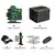 Imagem do HILDA 16/12 Linhas Nível A Laser Linha Verde SelfLeveling 360 Horizontal E Vertical Nível A Laser Super Poderoso Feixe Verde