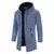 Jaqueta Masculina Oversized de Inverno com Capuz e Zíper