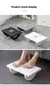 Portabilidade descanso para os pés sob a mesa apoio para os pés ergonômico com rolos de massagem descanso para os pés para trabalho de escritório em casa navio rápido na internet