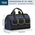 AIRAJ-Multi-Function ferramenta saco, 1680D Oxford pano, saco do eletricista, impermeável, anti-queda, saco de armazenamento profissional, multi-bolso