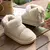 Bonito quente tornozelo botas de inverno feminino arco calor arco de pelúcia sapatos de algodão 2024 novo à prova dwaterproof água para baixo pano curto barril botas de neve - loja online