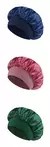 Gorro de cetim feminino para dormir, cuidados com os cabelos, gorros de seda, chapéu de dormir sólido de aba larga com faixa elástica macia - loja online