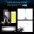 Kit de conversão de faróis LED, lâmpada Hi e Lo Beam, 8000 K, Cool White, All-in-One, 6000K, 9005, 9006, H1, H11, H7, 9007, H4, h13, PCes 2