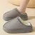 Imagem do Chinelos macios e macios para mulheres, apartamentos femininos, sapatos de grife elegantes, calçados casuais tamanho grande, moda inverno, casa