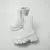 New Mid Bezerro Botas Mulheres Outono Inverno Moda Lace-up Senhoras Chelsea Zipper Botas Mujer Botas Esportes Plataforma Calcanhar Calçados Femininos - RDSsilva