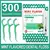 Mint Dental Floss Sticks para Adultos, Ultra-Fine Flosser, Home Set, Palito Portátil, Fio, Caixa de Fio Dental, 300pcs - comprar online