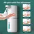 Xiaomi-Dispensador de sabão de espuma automático para banheiro, máquina de lavar mão inteligente, carregamento USB, material ABS branco, P11, 380ml - RDSsilva