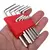 Metric Allen Wrench Set, Polegada, L Wrench Keys Tamanho, Chave Allen, Braço Curto, Vehicle Repair Tool Set, Home Ferramentas Manuais, 5 Pcs, 8 Pcs, 11 Pcs