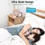 Portátil USB recarregável Desk Fan, 180 ° Tilt Folding pessoal Fan, Power Display, 5 velocidades, Ultra Quiet Fan Tabela - loja online