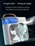 Novo 3 em 1 ventilador ar condicionado doméstico mini refrigerador de ar led night light portátil umidificador ventilador de ajuste de ar escritório casa ventilador - comprar online